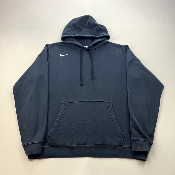 Nike Other - Nike Hoodie Sweatshirt Mens Large Black Pullover Swoosh Logo Sportswear Athletic